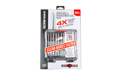 Real Avid Bore-Max Speed Jags and Patches, Set of 10, Multi Cal Jags and Patches