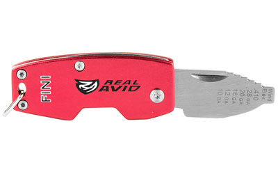 Real Avid FINI, Tool, Choke Wrench, Fits .410, 28, 20, 16, 12, 10 Ga, Red Finish with Stainless Steel Blade