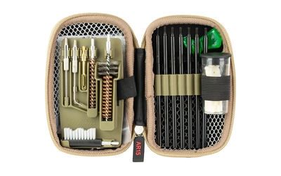 Real Avid Real Avid, Gun Boss, AR15 Cleaning Kit, Threaded Rods, T-Handle, Brushes, Cleaning Picks, 3-In-1 Bore Illuminator, Pin Punch, Safety Flag