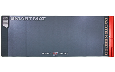 Real Avid Mat, Smart Long Gun Cleaning Mat, Parts Keeper Tray, Magnetic Compartment, Oil/Solvent Resistant Coating, 43" x 16"