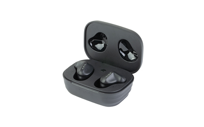 AXIL XCOR-II, Electronic Ear Plugs, Matte Finish, Black, Includes Charging Case