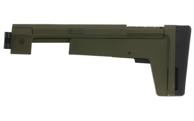 B5 Systems AK Stock, Mounts to the Factory Folding Trunnion Via the 4.5mm Pin, Matte Finish, Olive Drab Green
