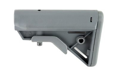 B5 Systems BRAVO Stock, Mil Spec, Quick Detach Mount, Gray