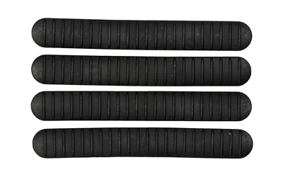 B5 Systems Rail Covers, 4 Pack, Fits M-LOK Rails, Matte, Black