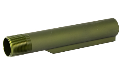 Battle Arms Development Mil-Spec Buffer Tube, 6 Position, Anodized Finish, Olive Drab Green, Fits AR-15, Aluminum Construction