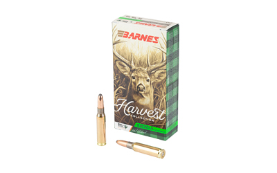 Barnes Harvest Collection, 308 Winchester, 180 Grain, Sierra Pro-Hunter Round Nose Bullet, 20 Round Box