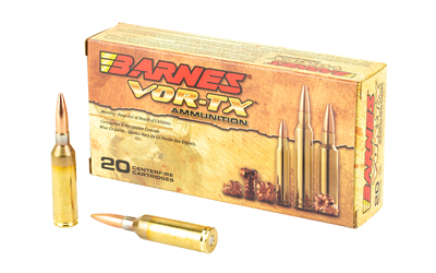Barnes VOR-TX, 6.5 PRC, 130 Grain, TSX Boat Tail, 20 Round Box