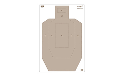 Birchwood Casey Eze-Scorer Target, IPSC Practice Paper, 23X35, 100 Targets
