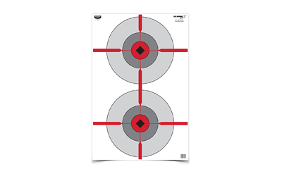 Birchwood Casey Eze-Scorer Target, Double Bull's-Eye, 23X35, 100 Targets