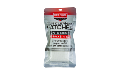 Birchwood Casey Patches, .270-.30 Caliber, 1 1/2" Square, 50 Pack