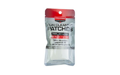 Birchwood Casey Patches, 7MM-38 Caliber, 1 3/4" Square, 40 Pack