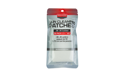 Birchwood Casey Patches, 38-45 Caliber, 2 1/4" Square, 50 Pack
