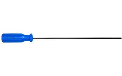 Birchwood Casey Coated Synthetic Steel 12" Handgun Cleaning Rod, Fits 22 to 45 Calibers (5.56-11.43), Free Floating Handle