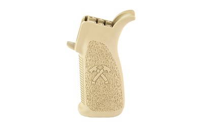 Bravo Company Mod 4 Grip, Jack Carr Crossed Tomahawks Logo, Fits AR Rifles, Flat Dark Earth