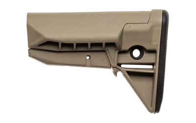 Bravo Company BCMGUNFIGHTER Mod 0 Stock, SOPMOD (Widebody), Fits Mil-Spec Buffer Tube, Flat Dark Earth