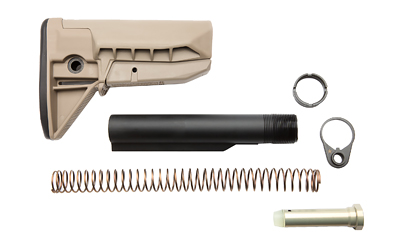 Bravo Company BCMGUNFIGHTER Mod 0 Stock Kit, SOPMOD (Widebody), Receiver Extension, Quick Detach End Plate, Lock Nut Action Spring, Carbine Buffer