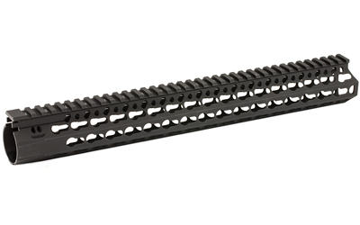 Bravo Company 15" ALPHA Keymod Rail, Fits AR Rifles, Aluminum Alloy, Includes BCM KeyMod Sling Mount and a BCM KeyMod Nylon Rail, Black