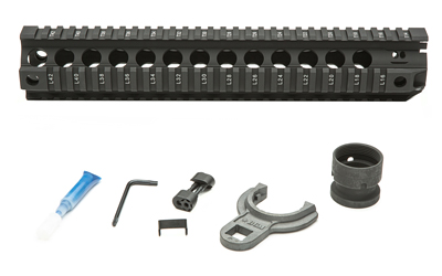 Bravo Company Quad Rail, Picatinny Rail, Fits AR Rifles, 12", Black