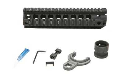 Bravo Company Quad Rail, Picatinny Rail, Fits AR Rifles, 9", Black