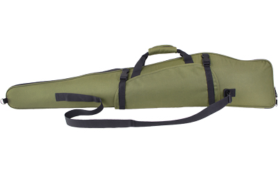 Bulldog Cases Hunter Series, Scoped Shotgun Case, 52", Poly Oxford Nylon Construction, Black/Green
