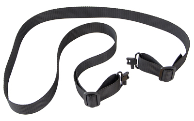 Bulldog Cases Single Point Sling, Deluxe Locking Swivels, Poly Oxford Nylon Construction, Black