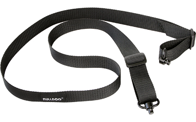 Bulldog Cases Single Point Sling, Deluxe Quick Detach Push Button Swivels, Poly Oxford Nylon Construction, Black