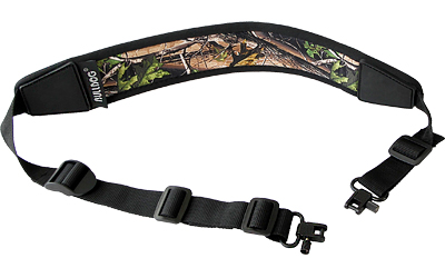 Bulldog Cases Neoprene Rifle Sling, Deluxe Locking Swivels, Poly Oxford Nylon Construction, Camo