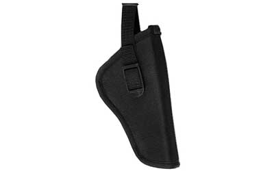 Bulldog Cases Deluxe Hip Holster, Fits Medium Revolver With 3-4" Barrel, Right Hand, Black
