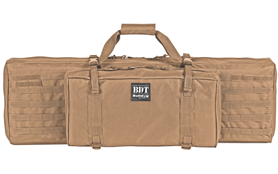 Bulldog Cases Standard Tactical Rifle Case, Fits Single Rifle, 38" Soft Case, Shoulder Strap, Large Front Pocket, Tan