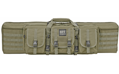 Bulldog Cases Deluxe Tactical Rifle Case, Fits Single Rifle, Three Front Acc. Pockets, Large Main Front Pocket, Back Pack Straps, 36" Soft Case