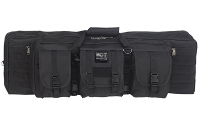 Bulldog Cases Deluxe Double Rifle, Rifle Case, 42", Nylon, Black