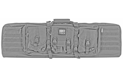 Bulldog Cases Tactical Double Rifle Case, Seal Gray, 43"