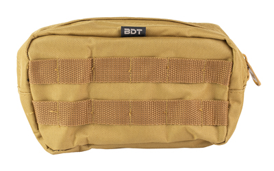 Bulldog Cases BDT MOLLE Utility Pouch, Poly Oxford Nylon Material, Tan