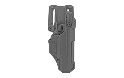 BLACKHAWK T-Series, Duty Holster, Right Hand, Black, Fits Glock 17/19/22/31, Includes Jacket Slot Belt Loop, Polymer