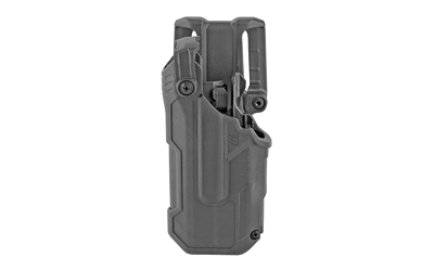 BLACKHAWK T-Series L3D, Duty Holster, Left Hand, Black Finish, Fits Glock 17/22/31 With TLR7, Includes Jacket Slot Belt Loop