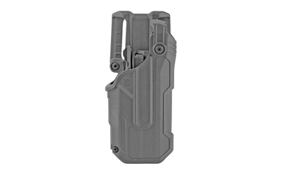 BLACKHAWK T-Series L3D, Duty Holster, Right Hand, Black Finish, Fits Glock 17/22/31 With TLR7, Includes Jacket Slot Belt Loop