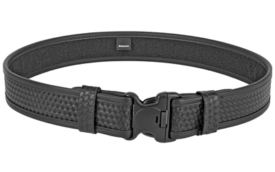 Bianchi Model 7950 Duty Belt, 2.25", Size 40-46" Large, Basket Weave Duraskin, Black Finish
