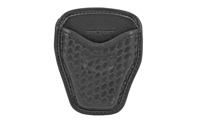Bianchi Model 7934 AccuMold Elite Open Handcuff Case, Basket Weave Duraskin, Black Finish