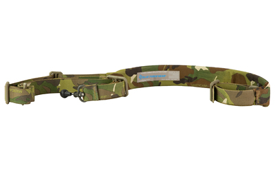 Blue Force Gear Vickers 221 Sling, Padded 2-To-1 Point Sling, Push Button Red Swivels, 57"-67" Length, MultiCam, 2" Tubular Webbing