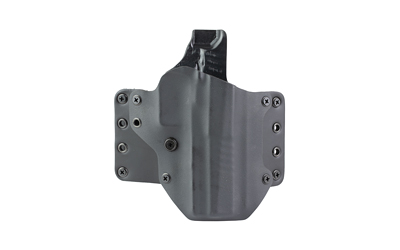 BlackPoint Tactical Leather Wing OWB Holster, Fits Sig P211-GTO, Right Hand, Black Kydex & Leather, with 1.75" Belt Loops