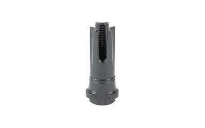 Breek Arms Scorch 3-Prong Breek-LOK 3QD, Breek-LOK 3QD Compatible Muzzle Devices, Flash Hider, 9MM, Matte Finish, Black, 5/8X24 Thread Pitch