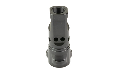 Breek Arms Echo Single-Port Breek-LOK 3QD, Breek-LOK 3QD Compatible Muzzle Devices, Brake, 9MM, 1/2X28 Thread Pitch, Matte Finish, Black