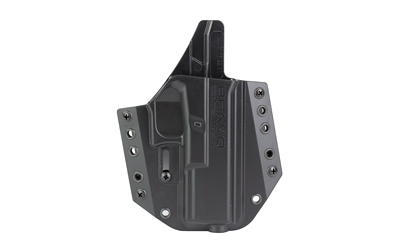 Bravo Concealment BCA, OWB Concealment Holster, 1.5" Belt Loops, Fits Glock 17/31/32/47, Right Hand, Black, Polymer, Does not fit Glock Gen 5 40SW