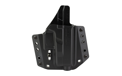 Bravo Concealment BCA, OWB Concealment Holster, 1.5" Belt Loops, Fits Glock 26/27/33, Right Hand, Black, Polymer, Does not fit Glock 27 Gen 5