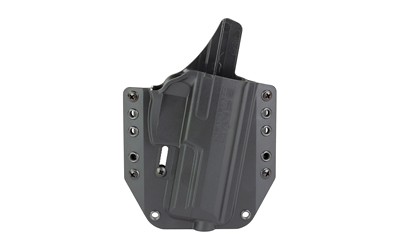 Bravo Concealment BCA, OWB Concealment Holster, 1.5" Belt Loops, Fits HK VP9/VP9 Tactical, Right Hand, Black, Polymer, Does not fit VP40