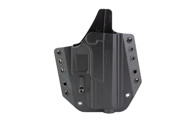 Bravo Concealment BCA, OWB Concealment Holster, 1.5" Belt Loops, Fits CZ P-10C, Right Hand, Black, Polymer