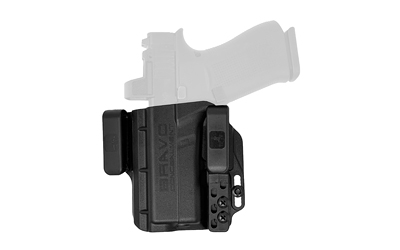 Bravo Concealment Torsion, Inside Waistband Holster, Waistband Clips, Fits Glock 43/43X/43X MOS, Matte Finish, Black, Polymer Construction, Left Hand