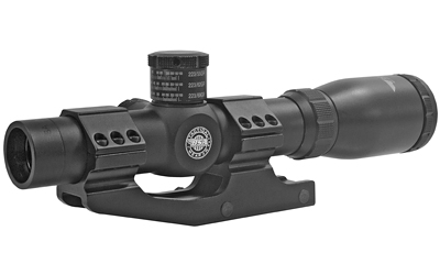 BSA Optics Tactical Weapon, Rifle Scope, 1-4X24, 30mm Maintube, Mil Dot Reticle, 1/2 MOA Adjustments, Black Color, Mount, 223 Remington and 308