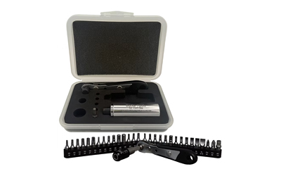 Borka Screwdriver Bits Kit, Silver, Includes Heavy-Duty Transport Container