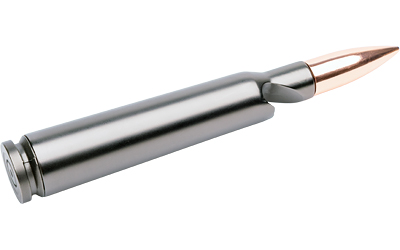 Caliber Gourmet Bullet Bottle Opener, Matte Finish, Black and Copper